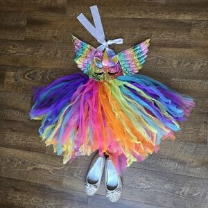 Rainbow Unicorn Kids Costume US 5/6